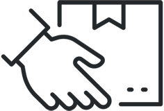 Icon: delivered to your door