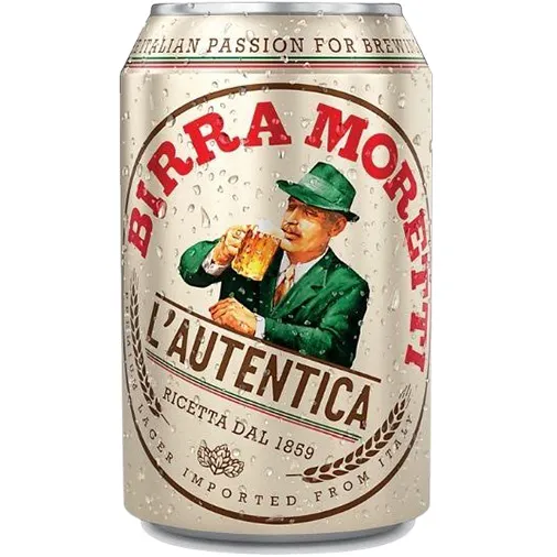 Birra Moretti Cans 24x330ml