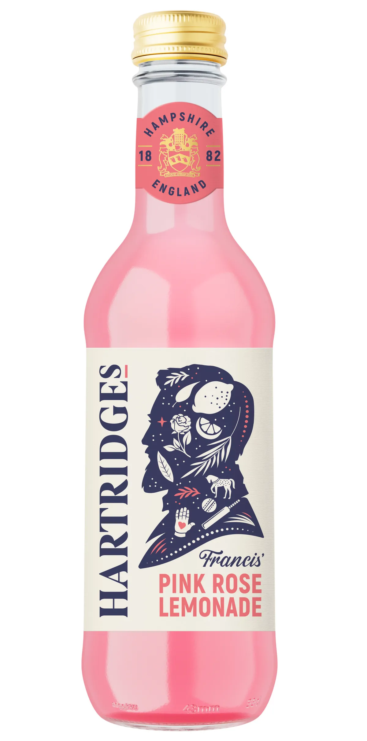 Hartridges Sparkling Rose Lemonade 12x330m, another view