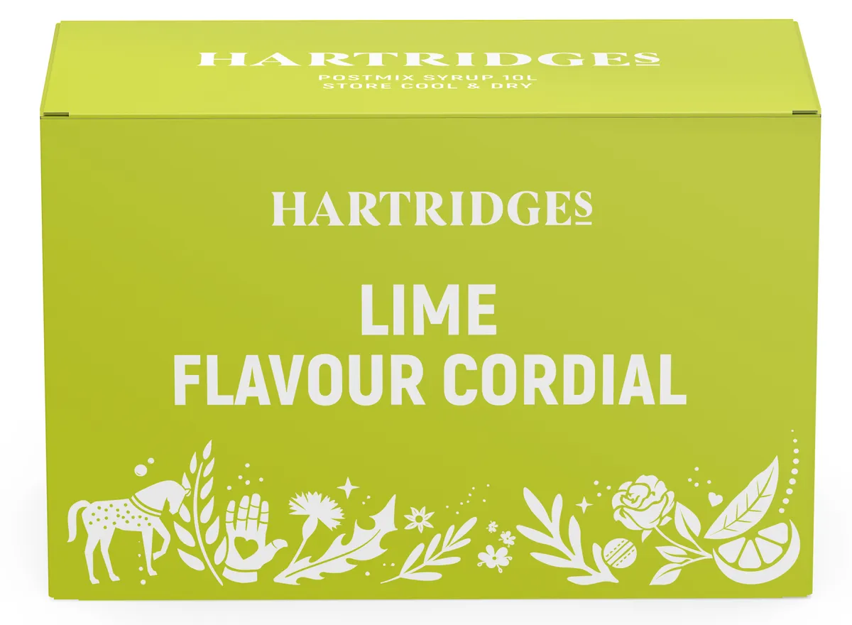 Hartridges 10ltr Lime Cordial BIB, another view