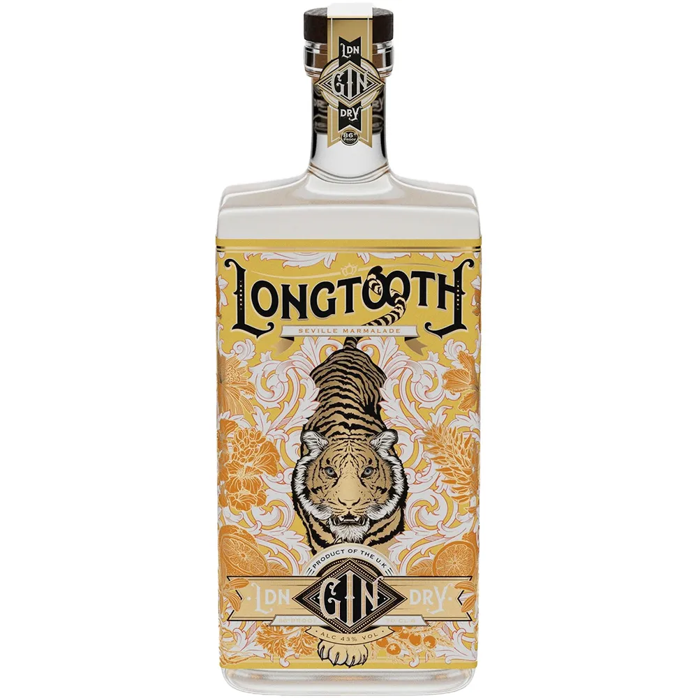 Longtooth Marmalade Gin 70cl