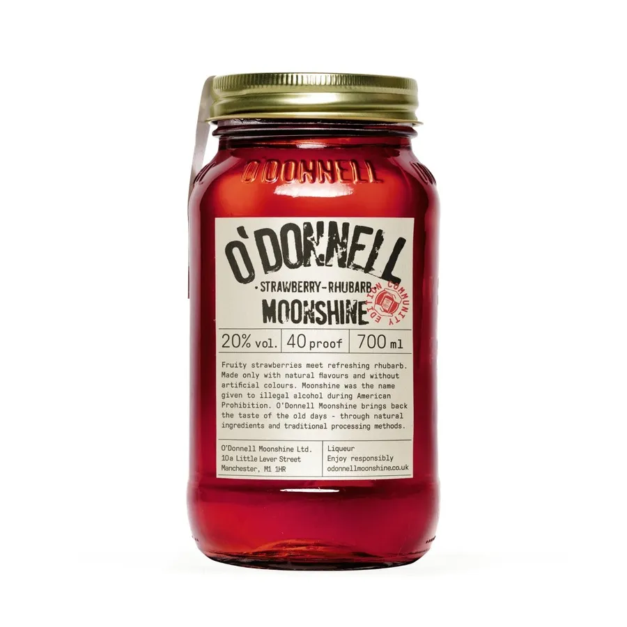 O'Donnell Moonshine Strawb & Rhubarb 70cl