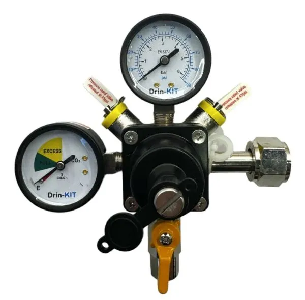 Primary regulator valve for CO2, another view