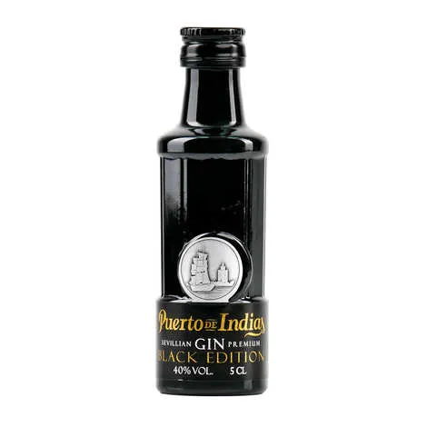 Puerto de Indias Dry Gin Pure Black 70cl