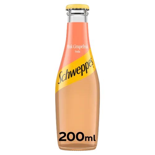 Schweppes Pink Grapefruit Soda 24 x 200ml, another view
