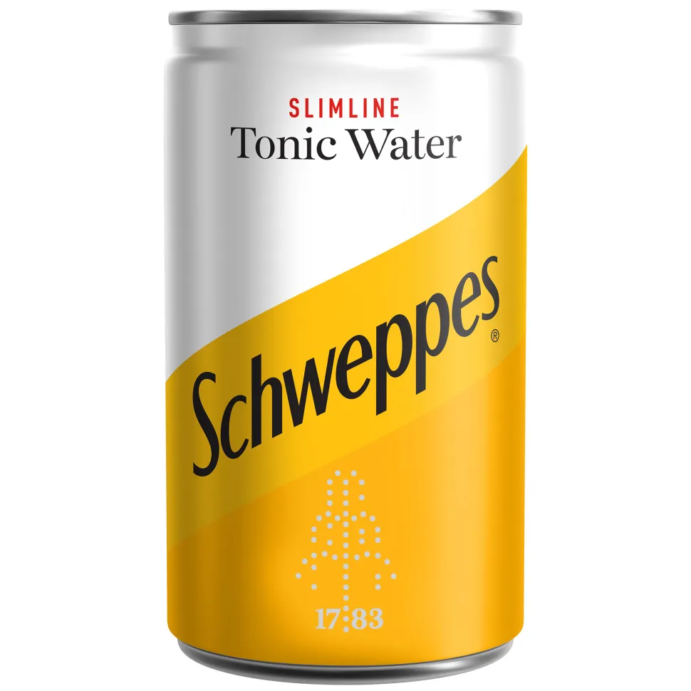 Mini Schweppes Slim Tonic Cans 24x150ml, another view