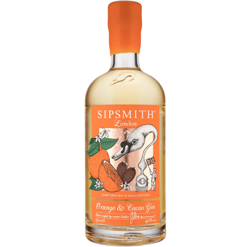 Sipsmith Orange & Cacao Gin 50cl, another view