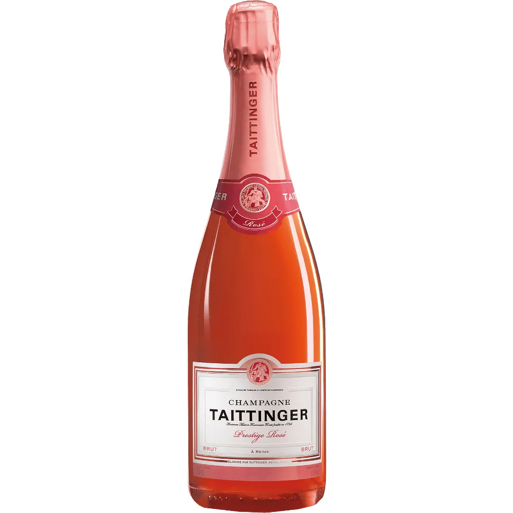 Taittinger Rose Champagne, another view