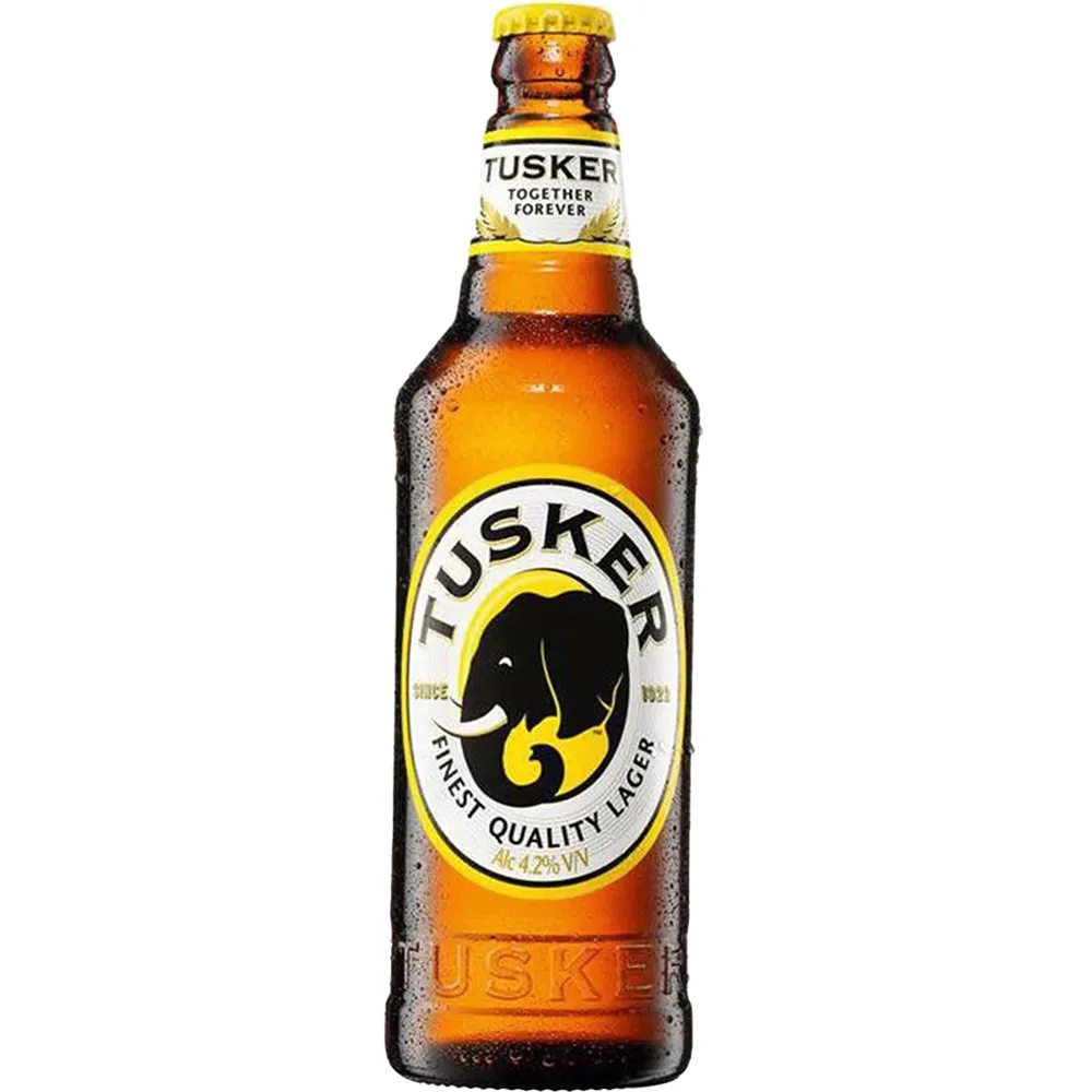 Tusker Premium Lager 12x500ml NRB, another view