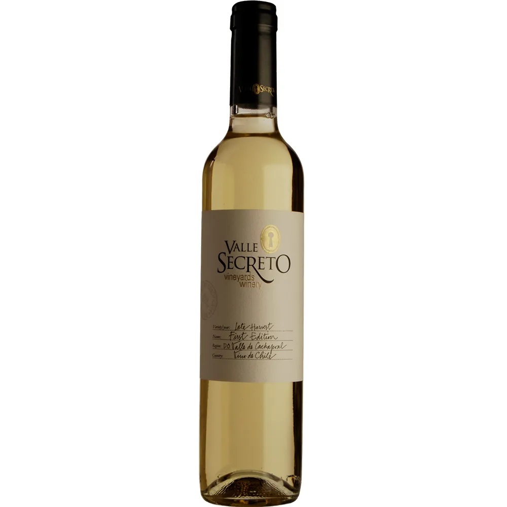 Valle Secreto 1st Ed Late Harvest Viognier, another view