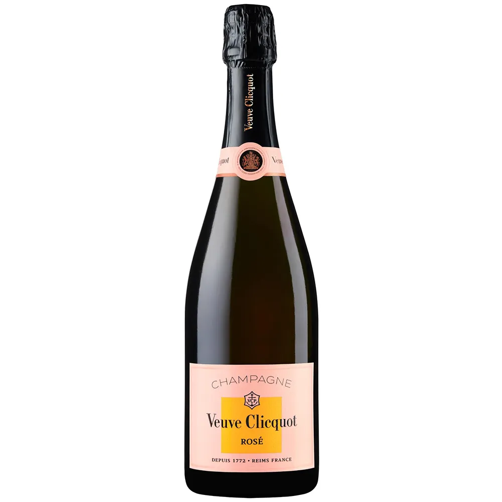 Veuve Cliquot Rose Champagne, another view