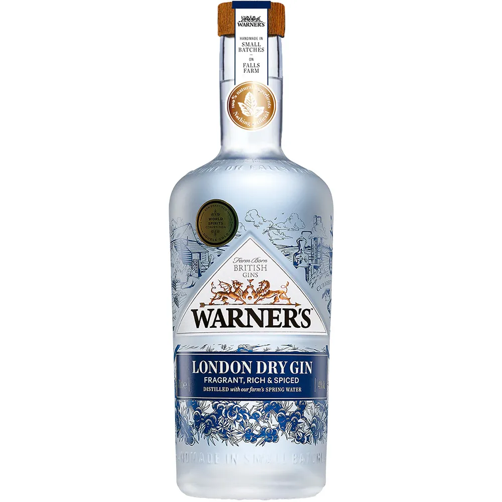 Warner's London Dry 70cl, another view
