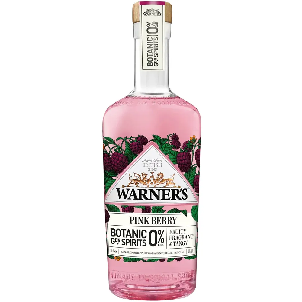 Warner's Alcohol Free Pink Berry 50cl 0%, another view