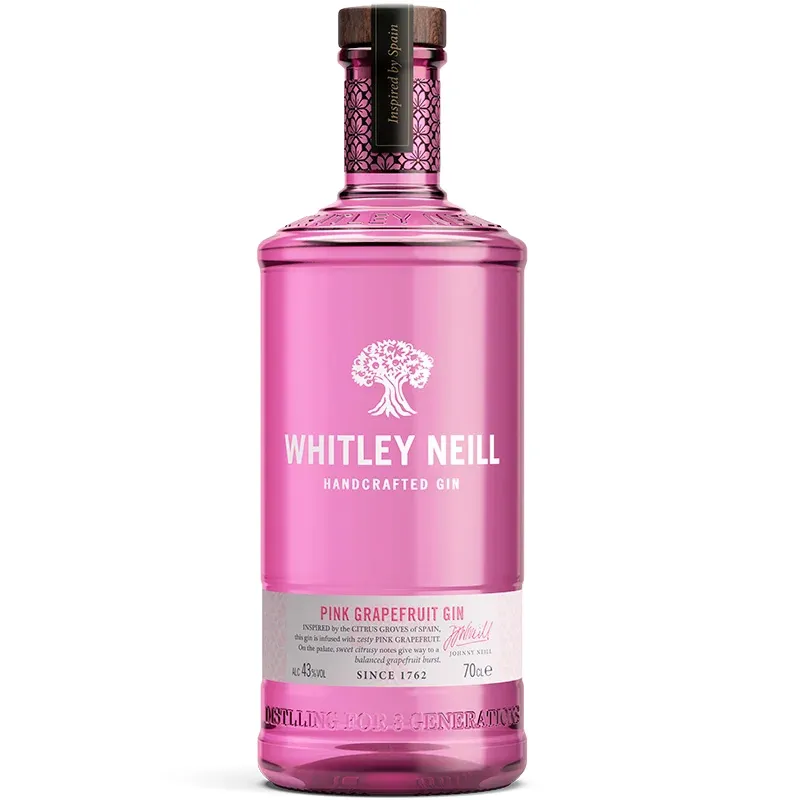 Whitley Neill Pink Grapefruit Gin 70cl, another view