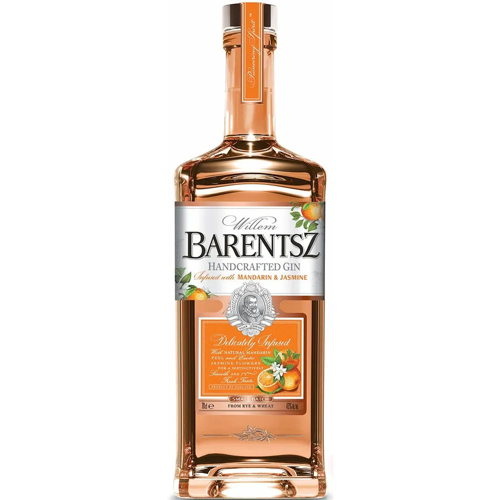 Willem Barentsz Mandarin & Orange Gin 70cl, another view