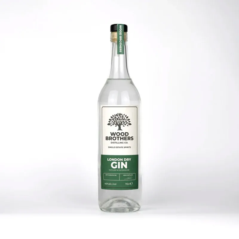 Wood Bros Single Estate House Gin 70cl, another view