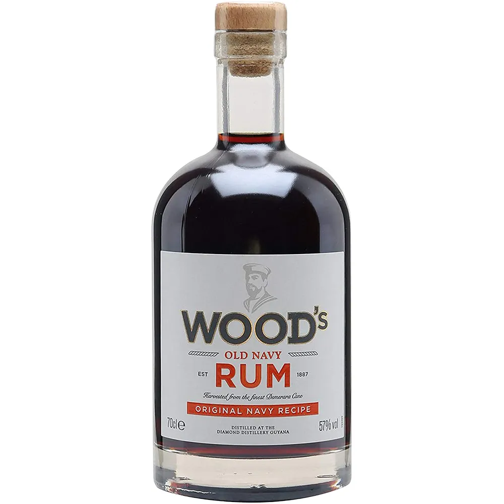 Woods Navy Rum 100 70cl, another view