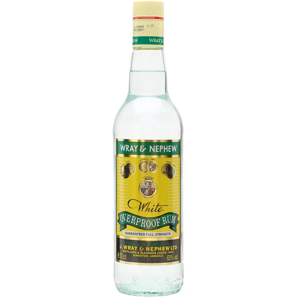 Wray & Nephew Overproof White Rum 70cl, another view