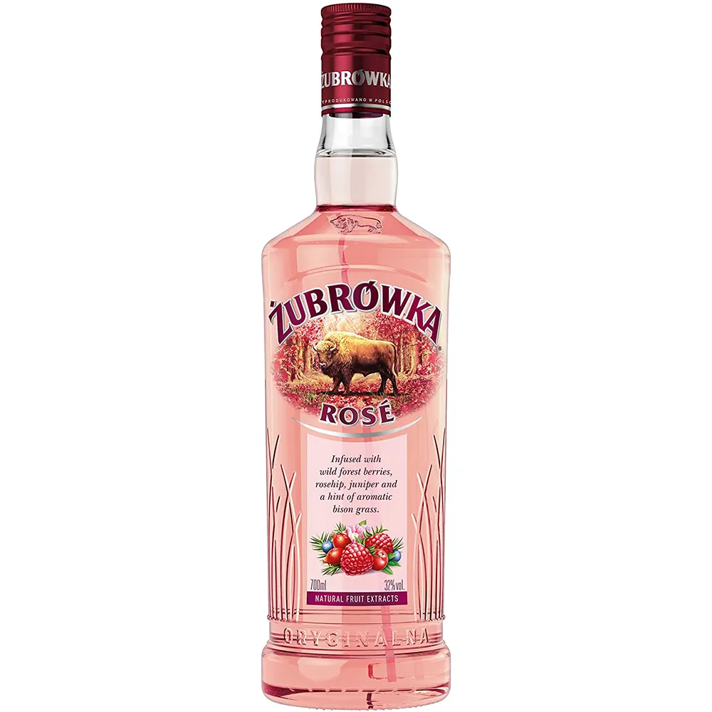 Zubrowka Rose Liqueur 70cl, another view